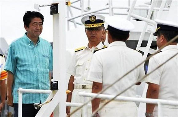 资料图:安保视察承担钓鱼岛警备工作的海上保安厅石垣海上保安部。