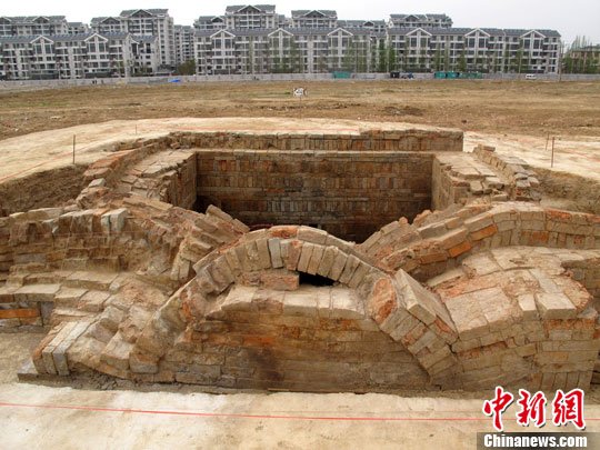 江苏扬州市文物局正式宣布发现隋炀帝陵