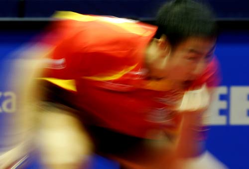 世乒赛十佳图:飞腾的心悲情的泪幻影王者无奈长啸